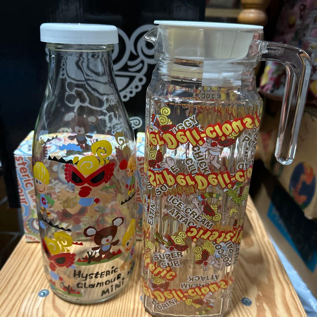 専用です！ カラフルガラスキャニスター＆ピッチャーセット