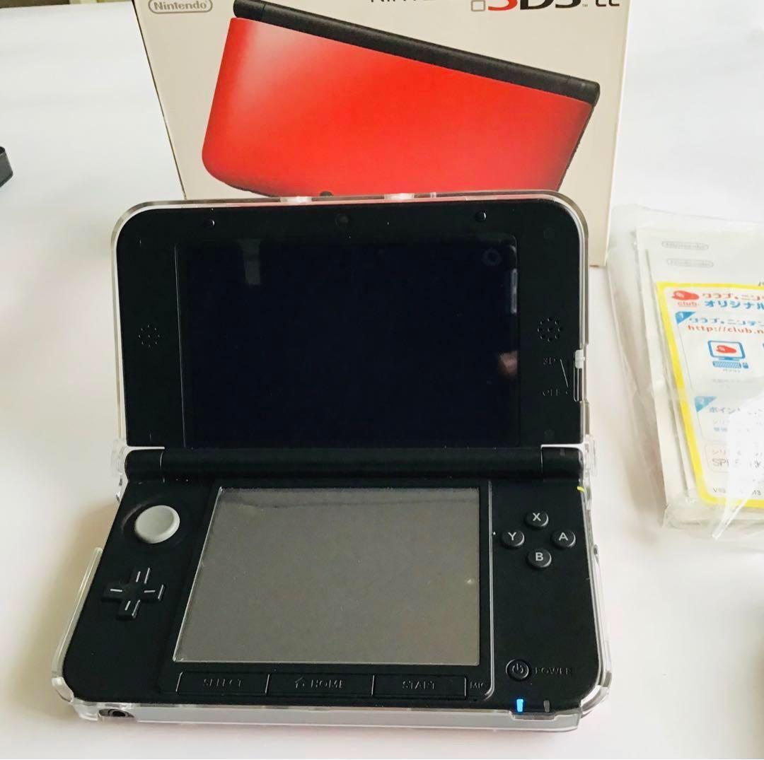 値下げ】Nintendo 任天堂 3DS LL 赤×黒 レッド×ブラック - メルカリ