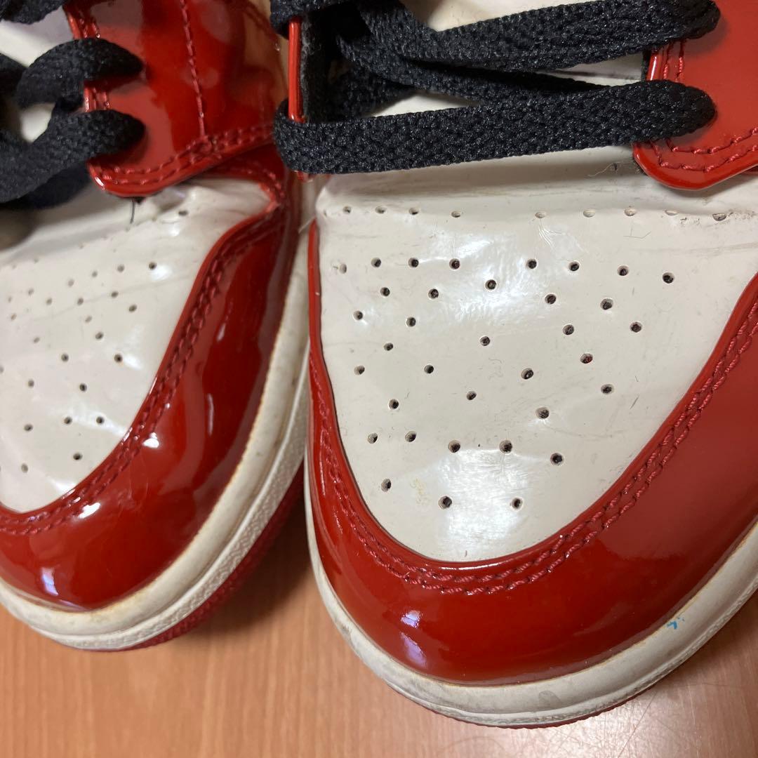 ナイキ エアジョーダン1レトロ シカゴ ブルズパテント 2003 - メルカリ