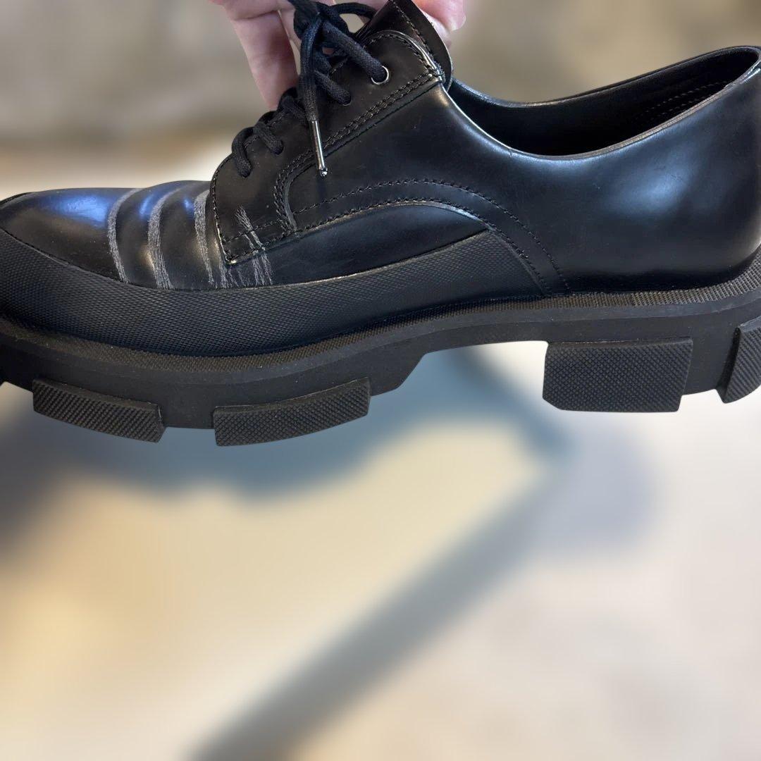 both - GAO DERBIES-SPAZZOLATO-BLACK 42