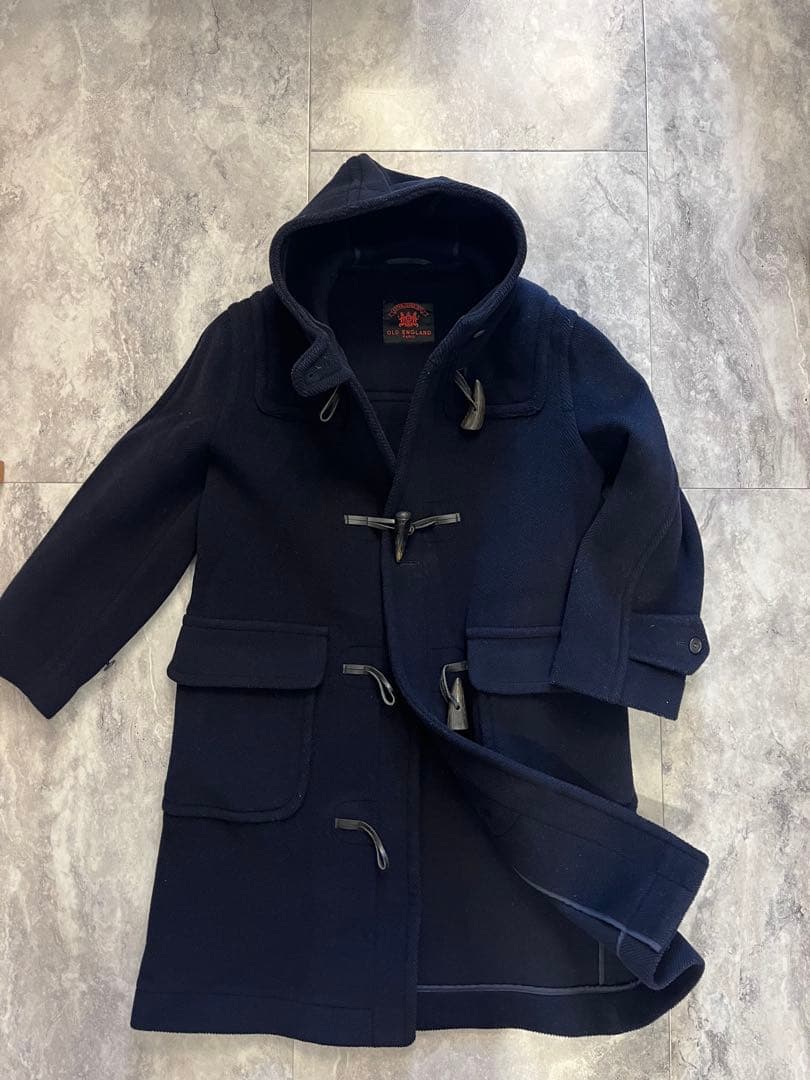 OLD ENGLAND オールドイングランド ダッフルコート　ネイビー　8 OLD ENGLAND オールドイングランド ダッフルコート ネイビー 8 OLD