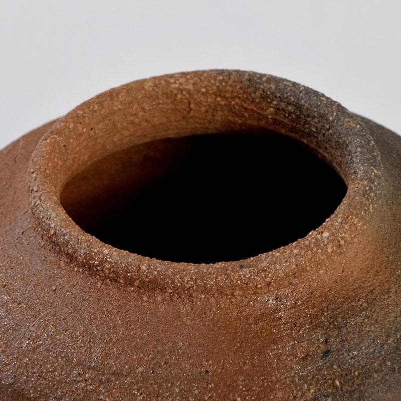 茶道具 唐津焼 四代 中野陶痴造 焼締茶入 仕覆付 共箱 V 8892 - メルカリ