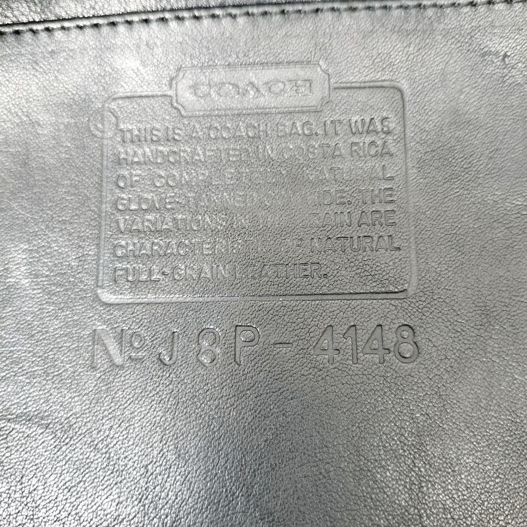 COACH コーチ バケツ型 ファスナー オールレザーショルダーバッグ