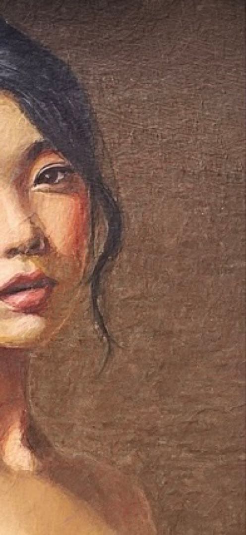 【最高傑作・裸婦画・リアリズムヌード油彩画風】美しい女性をモデルにしたアート作品