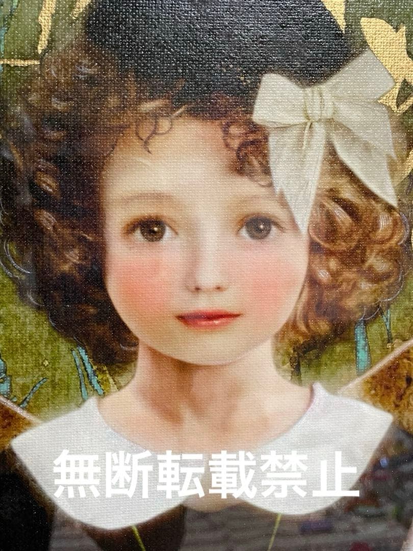 [横田美春] 真筆　　『天使の春休み』 作品集搭載実物　2016年制作　一点物