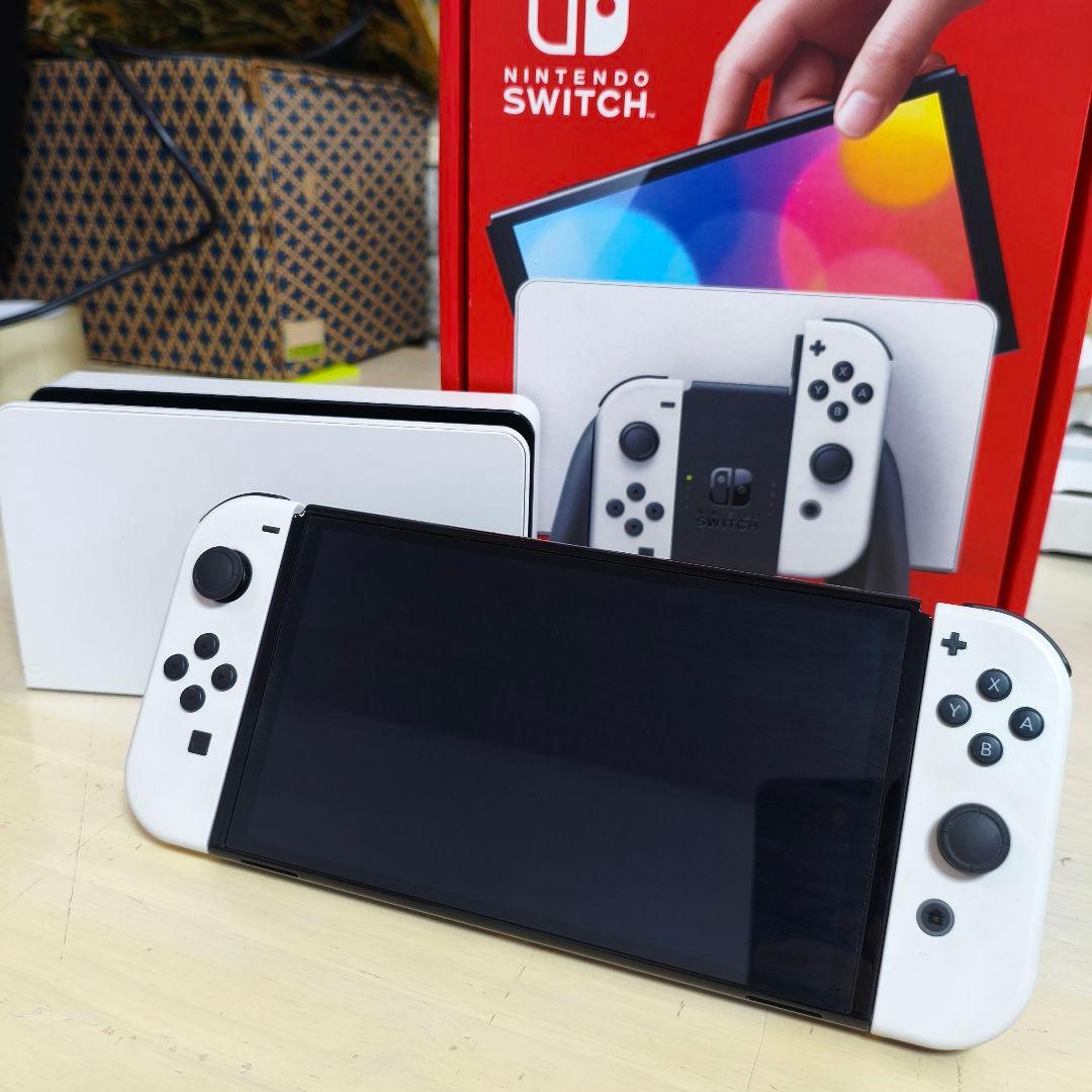おまけケース付き】Nintendo Switch 有機EL モデル 白 - メルカリ