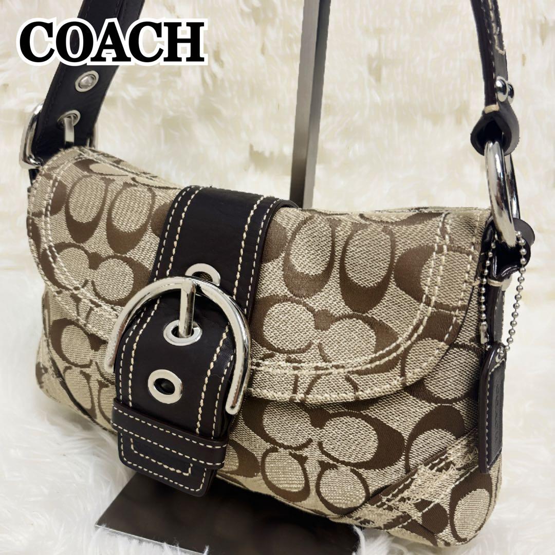 人気✨COACH コーチ ソーホー ワンショルダー キャンバス シグネチャー