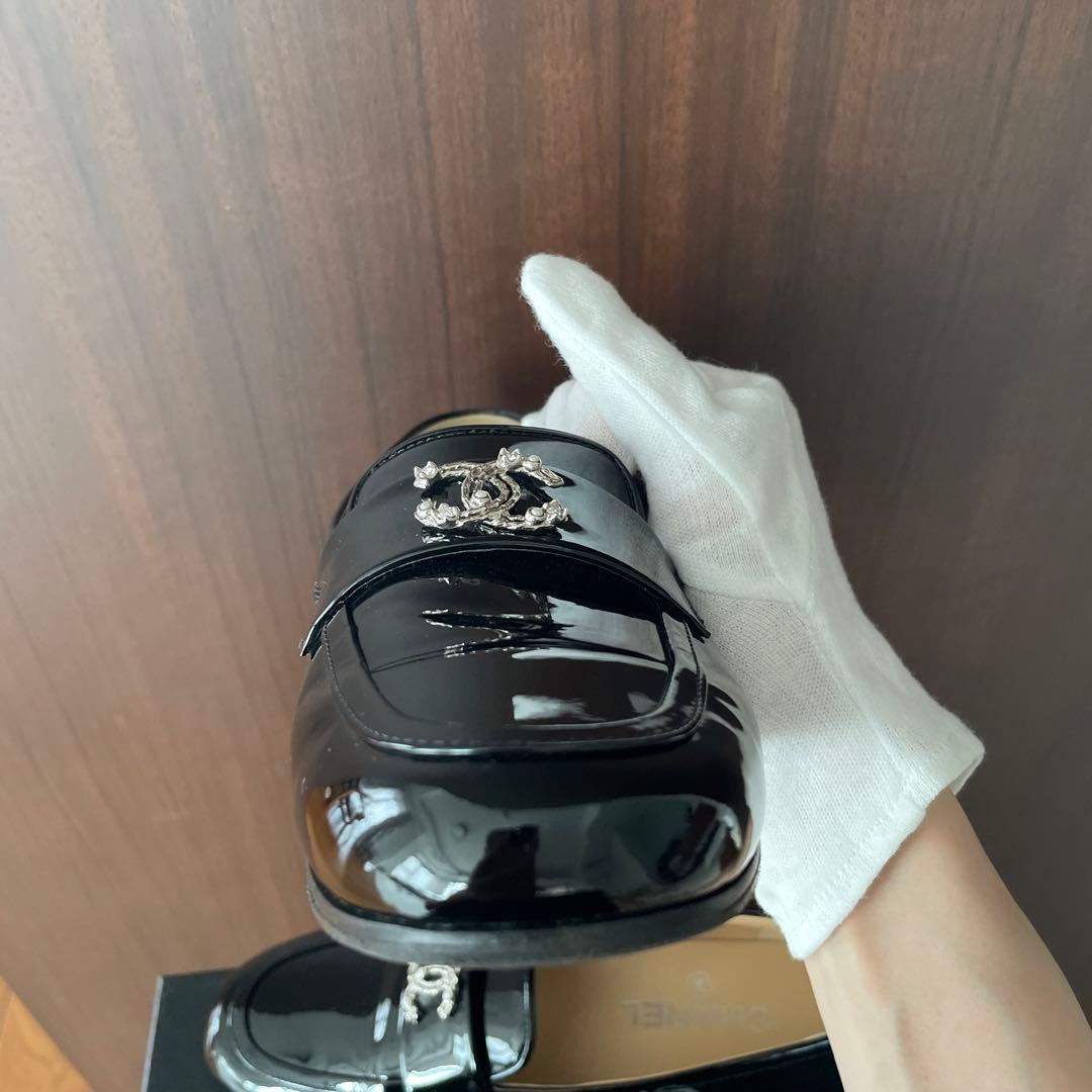 meru様専用シャネル パテントローファー 37.5センチ