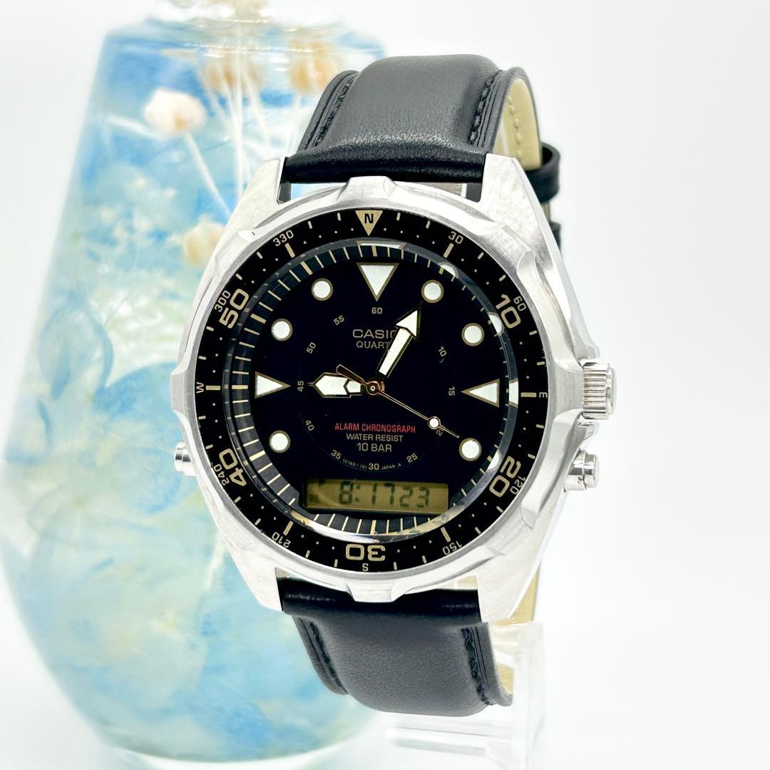 CASIO カシオ AMW-320C ヴィンテージ クォーツ デジダル 腕時計 Casio watch men alarm chronograph quartz AMW 320C 