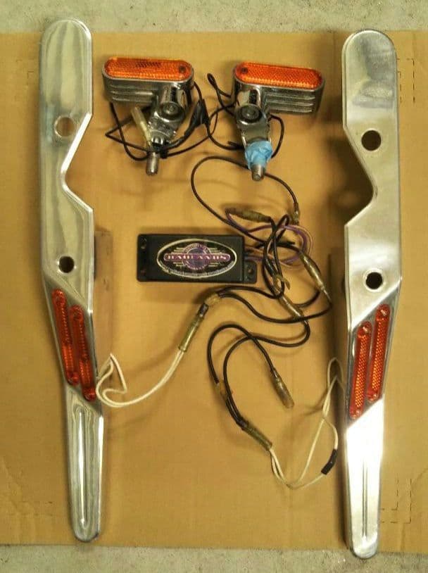 ArlenNess アレンネス FXR ウインカー フェンダーストラット アレンネス(Arlen Ness) ウインカー ハーレー用