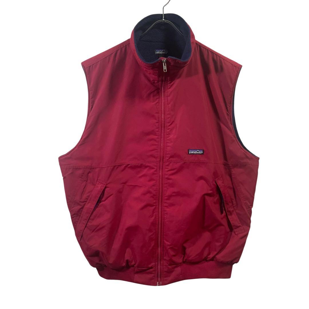 90s patagonia シェルドシンチラベスト　フリース　XL 99年製 90年代 ビンテージ USA製 patagonia パタゴニア シェルド
