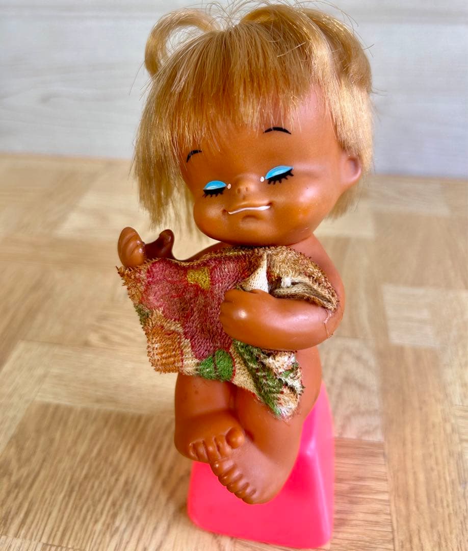 昭和レトロ セキグチ ローラちゃん ソフビ 人形 クロンボ フィギュア