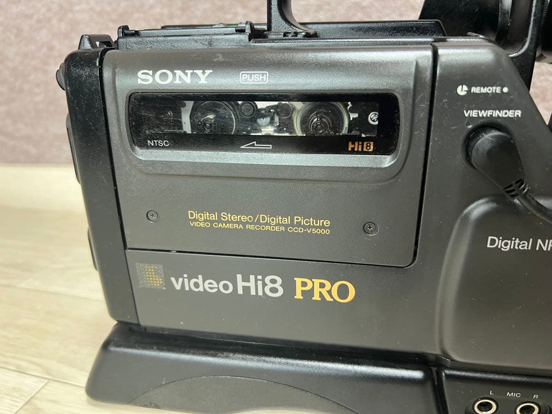 SONYソニーCCD-V5000ビデオHi8PROカメラ中古動作未確認ジャンクSONY