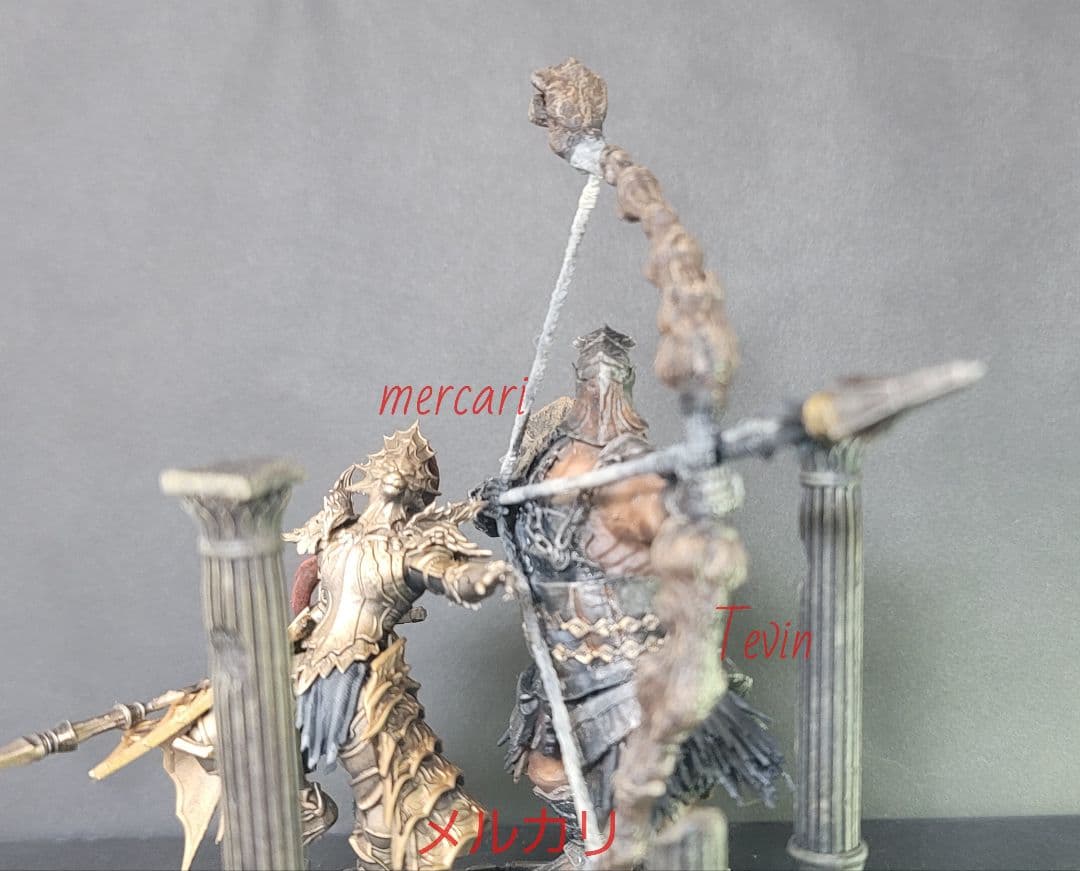 ☆ダークソウル☆鷹の目ゴー&竜狩りオーンスタイン☆塗装済み完成品