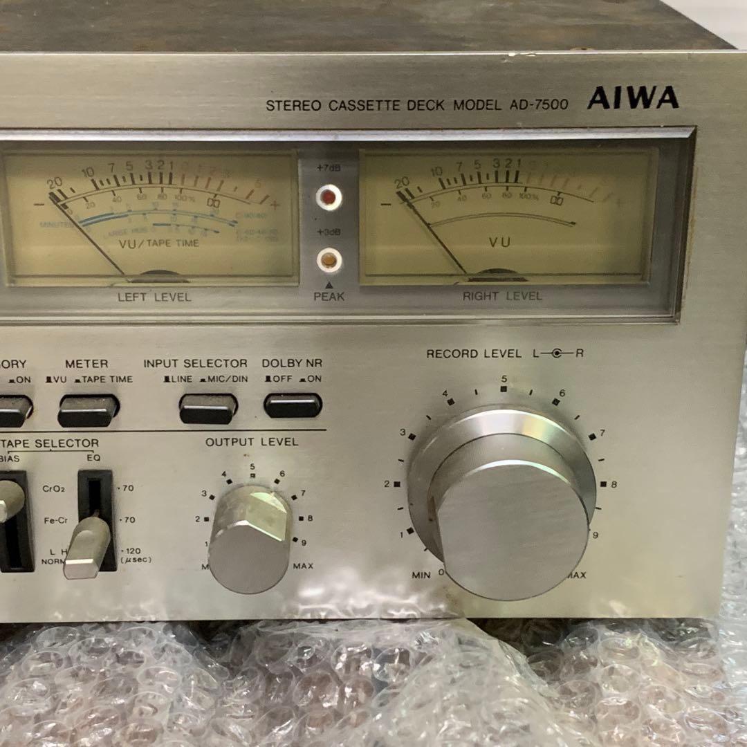 AIWAカセットデッキ AD-7500 - メルカリ