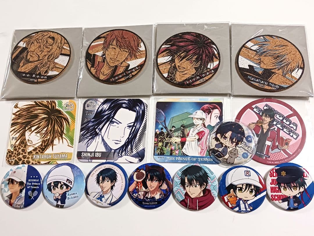 テニスの王子様 テニプリ 新テニ 大原画展 越前リョーマ 缶バッジ