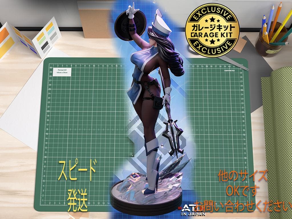 ガレージキット 1/7 メイデン Ice 勝利の女神:NIKKE 未塗装未組立