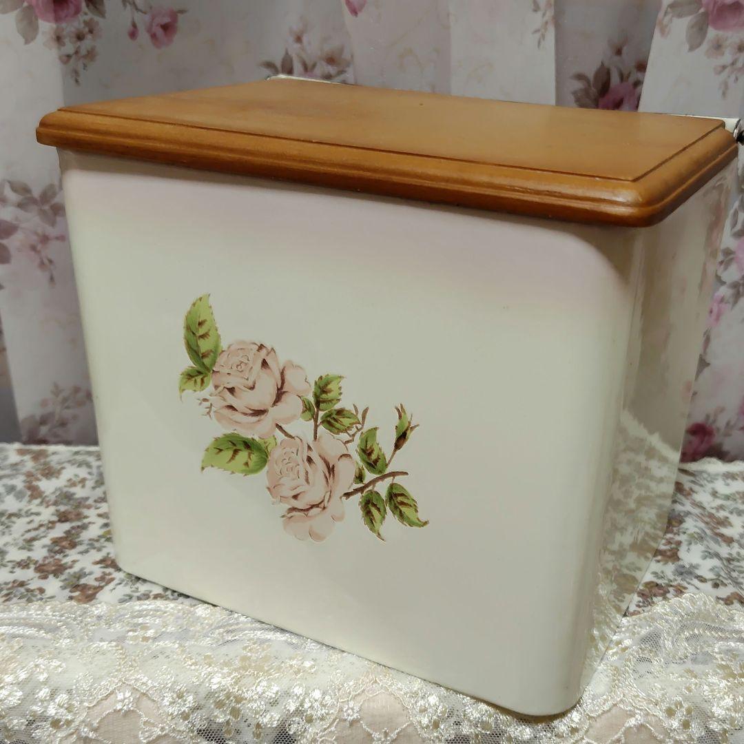 旧イマンダイアナローズホーロー洗剤ストッカー - メルカリ