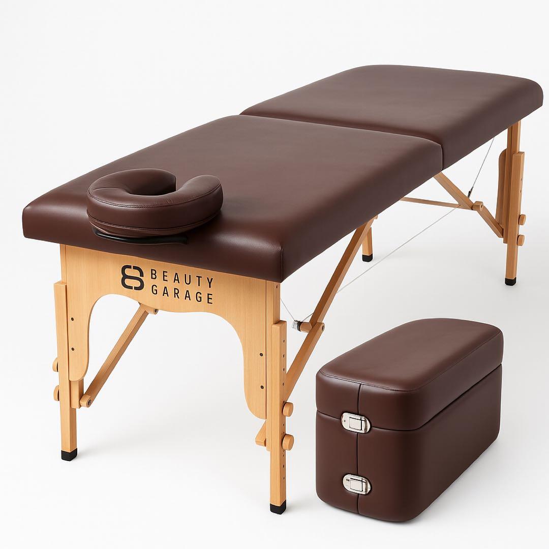 BEAUTY GARAGE 折りたたみベッド ブラウン | 激安通販のイーサプライ