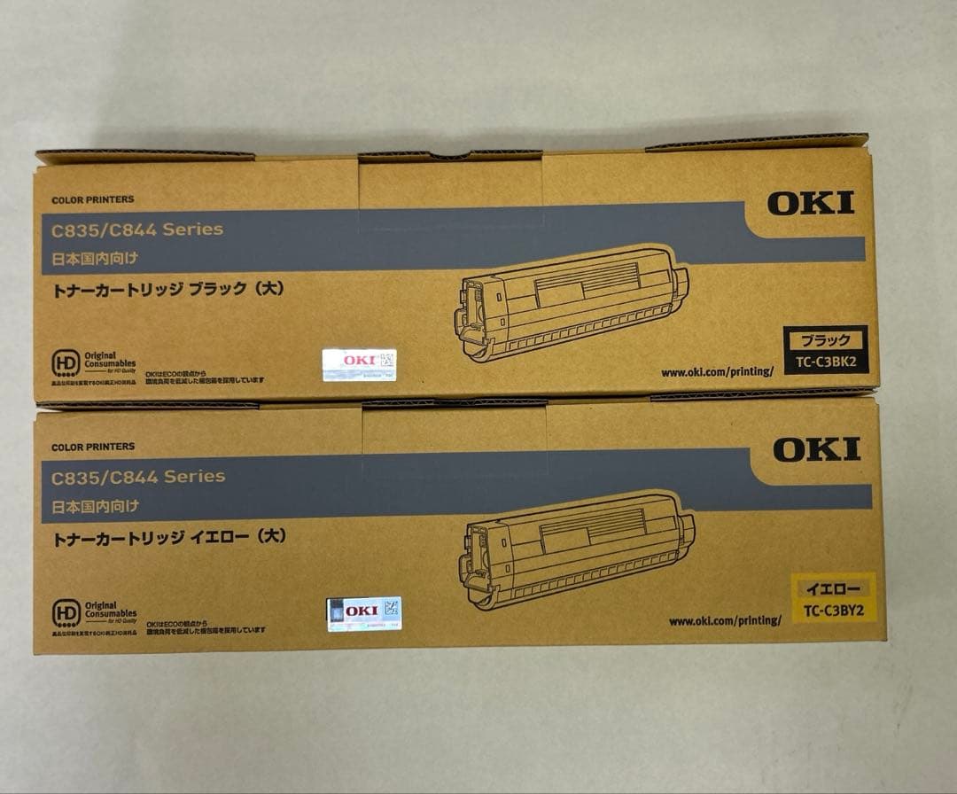 OKI MC843/863/883シリーズトナーカートリッジ 2色セット - メルカリ