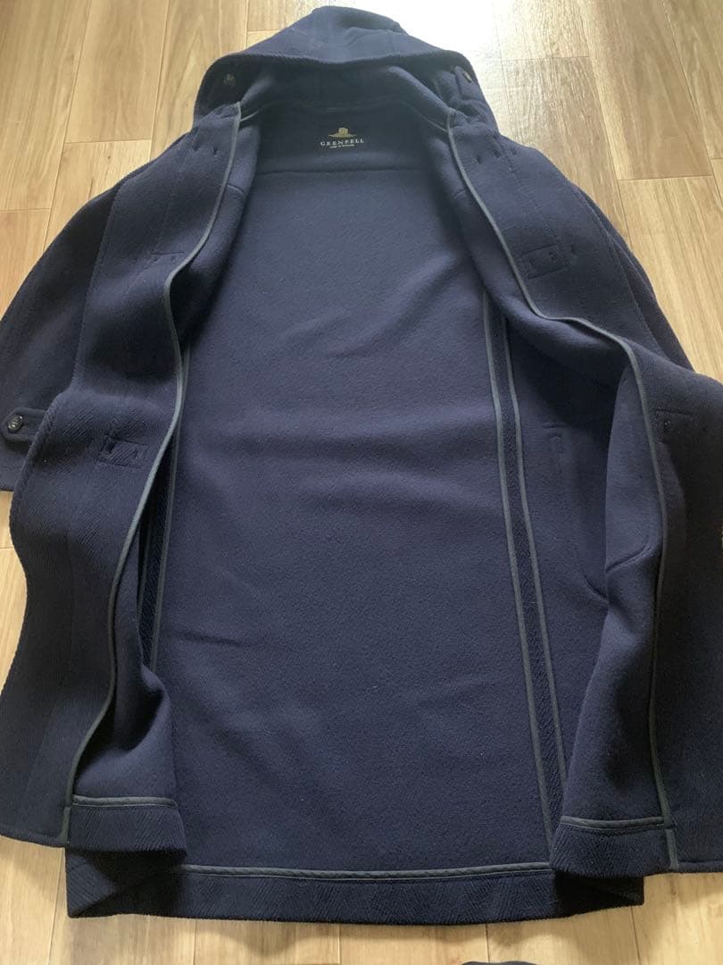 GRENFELL グレンフェル ネイビー ダッフルコート 36サイズ - メルカリ