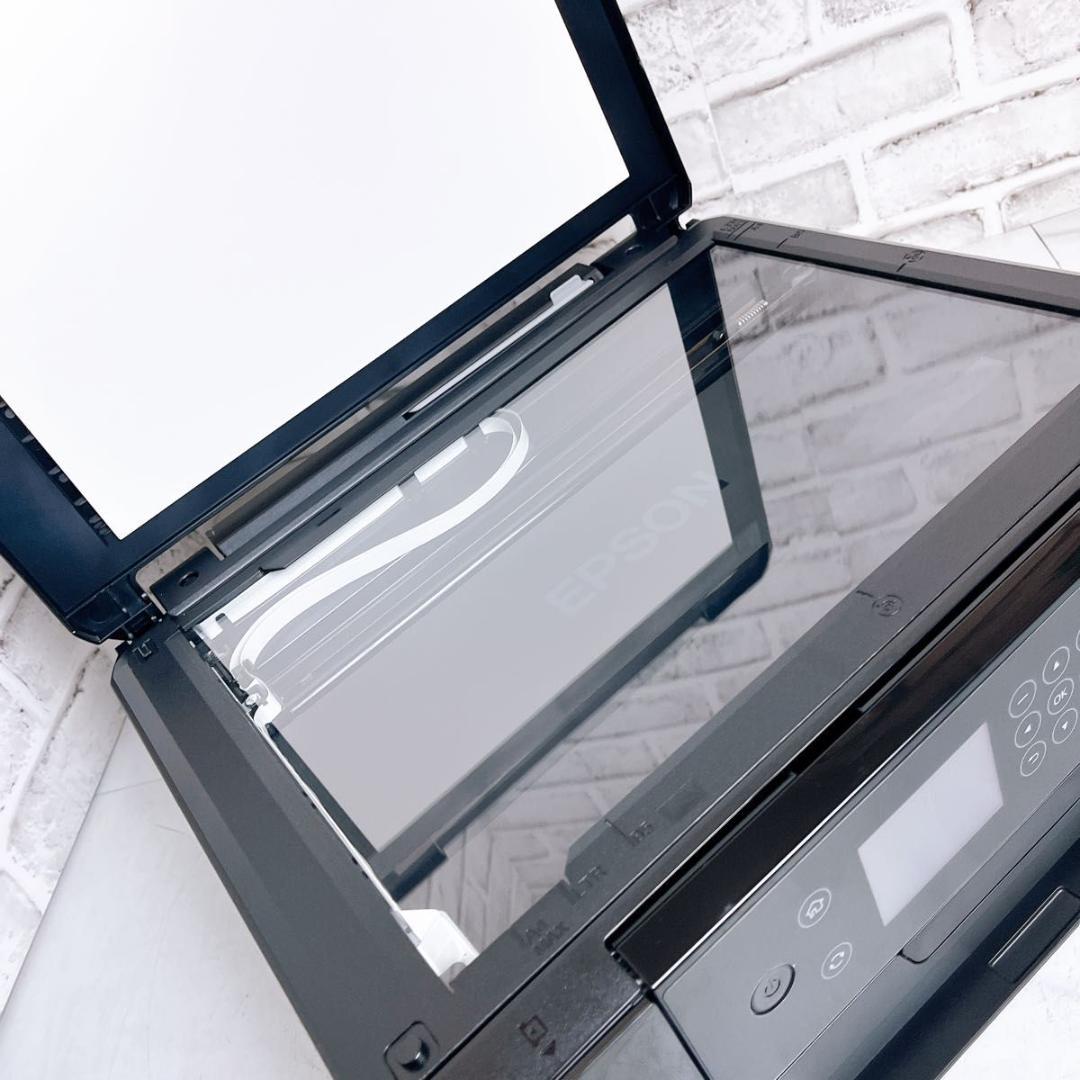 ☆極美品☆】【☆純正インク満タン☆】EPSON EP-811AB プリンター