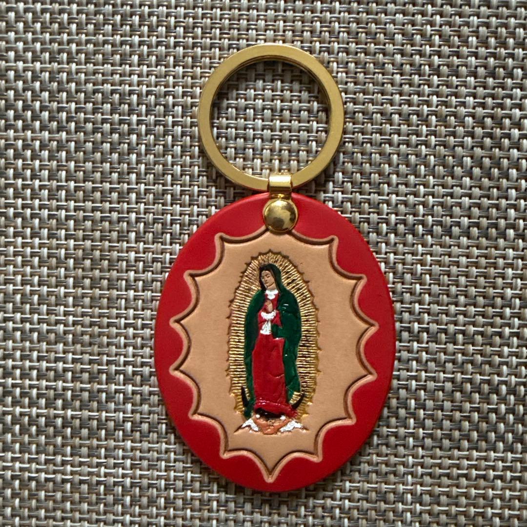 小物 kei supremeGuadalupe Leather Keychain Supreme Guadalupe Leather Keychain (FW23) - $38