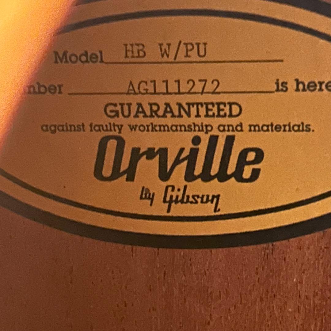 ♡*様 超レア！Orville by Gibson HUMMINGBIRDエレア - メルカリ