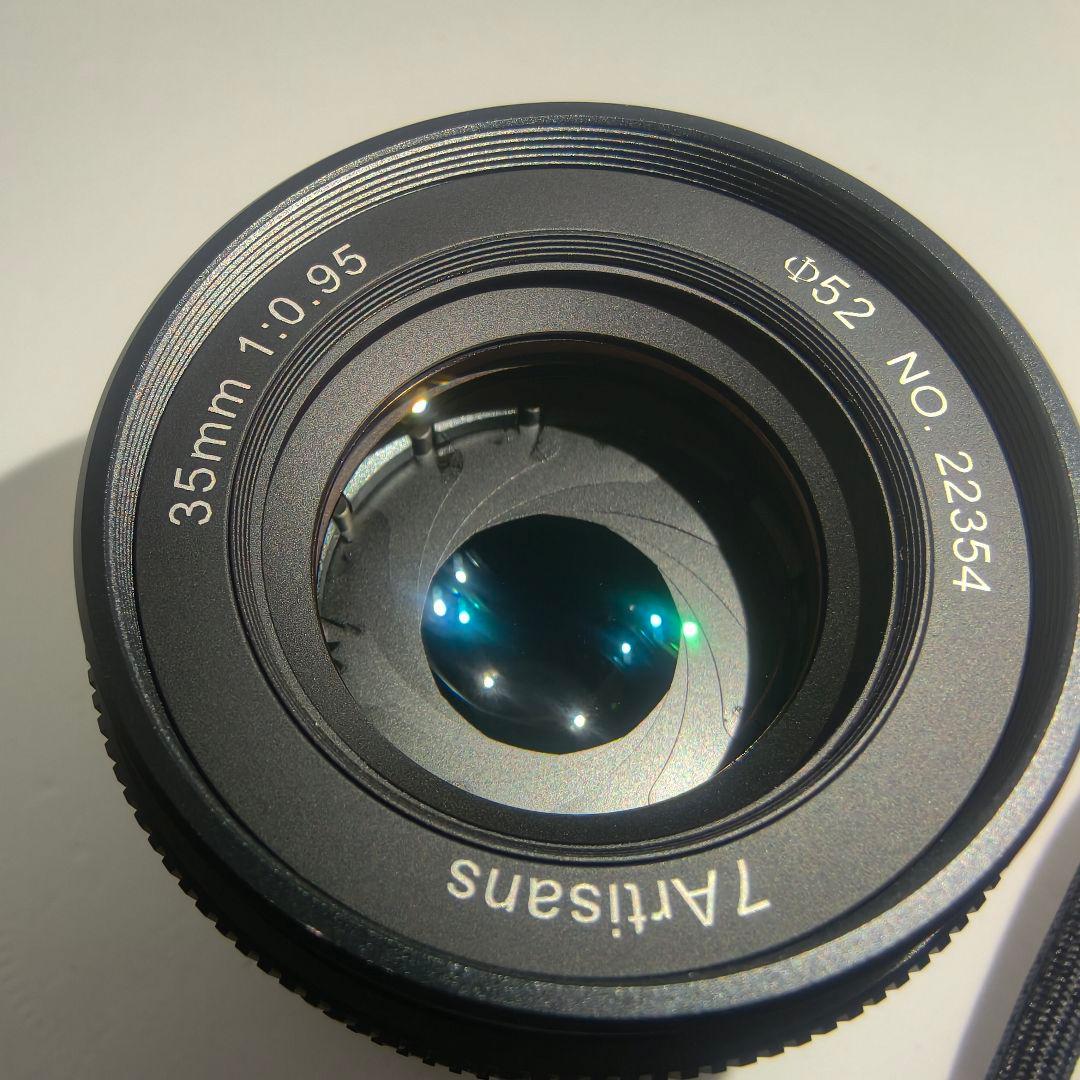 7artisan 35mm f0.95 xマウント 魅力的なボケ - メルカリ