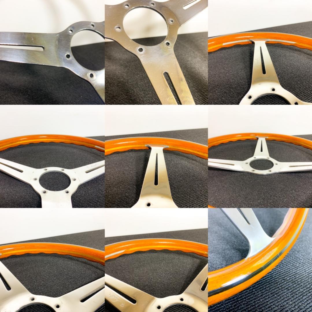 ナルディ クラシック ウッドステアリング 36.5φ ポリッシュスポーク