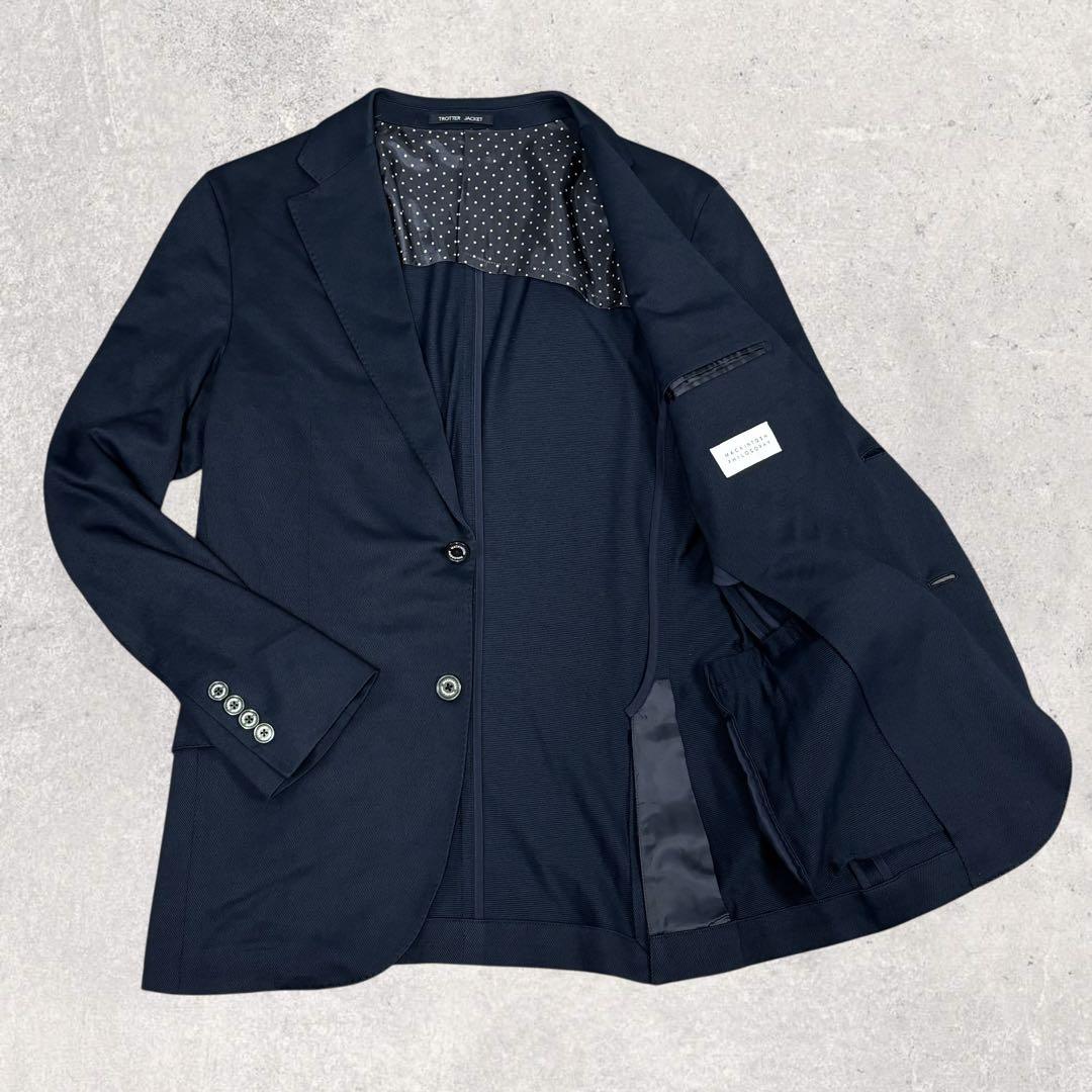 マッキントッシュフィロソフィー トロッタージャケット 紺 38R M