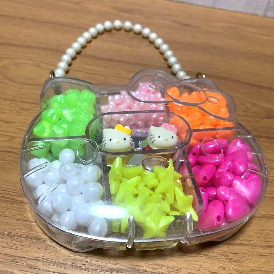 昭和レトロ 希少 サンリオ1976.1999 ハローキティ♡ビーズバッグ