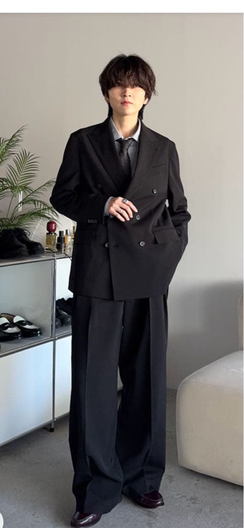 ブラック ダブルブレスト スーツセット卒業式 入学式 即完売品 WYM フォーマル 発表会 卒園式 入学式 「卒業式 スーツ5点セット」「WEB