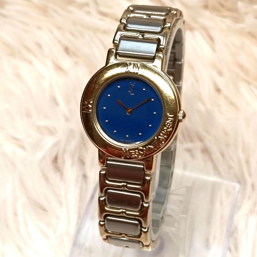☆ジャンク☆ イヴサンローラン Yves Saint Laurent 青 - メルカリ