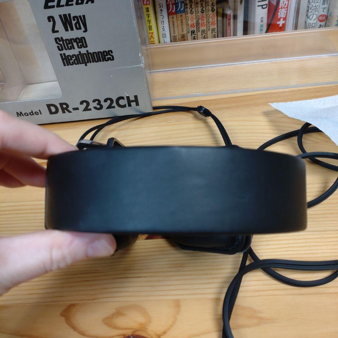 エレガ elega dr 232ch ステレオヘッドフォン レトロ