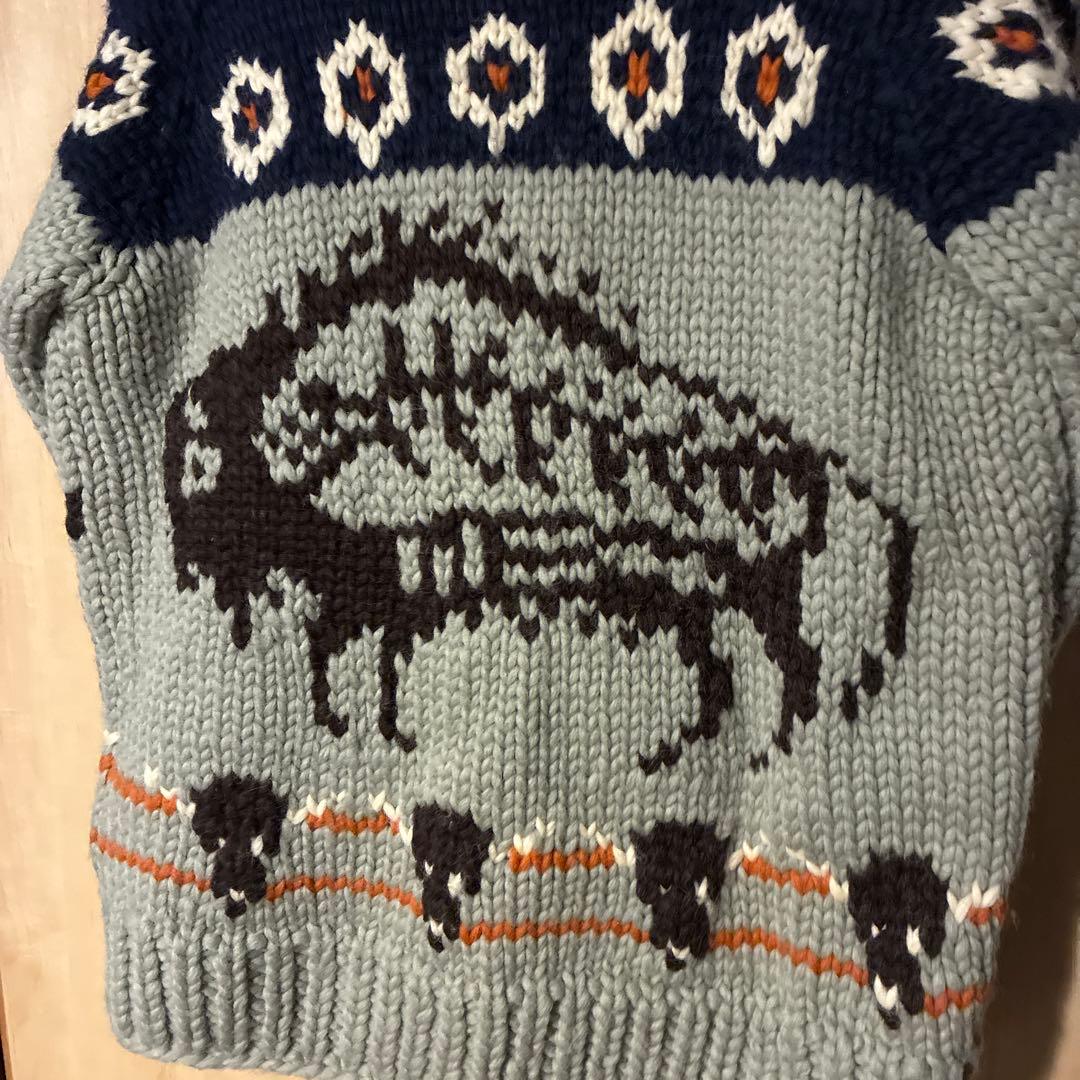 カナダ製 KANTA Indian カウチンセーター SIZE36 肉厚 カナタ - メルカリ