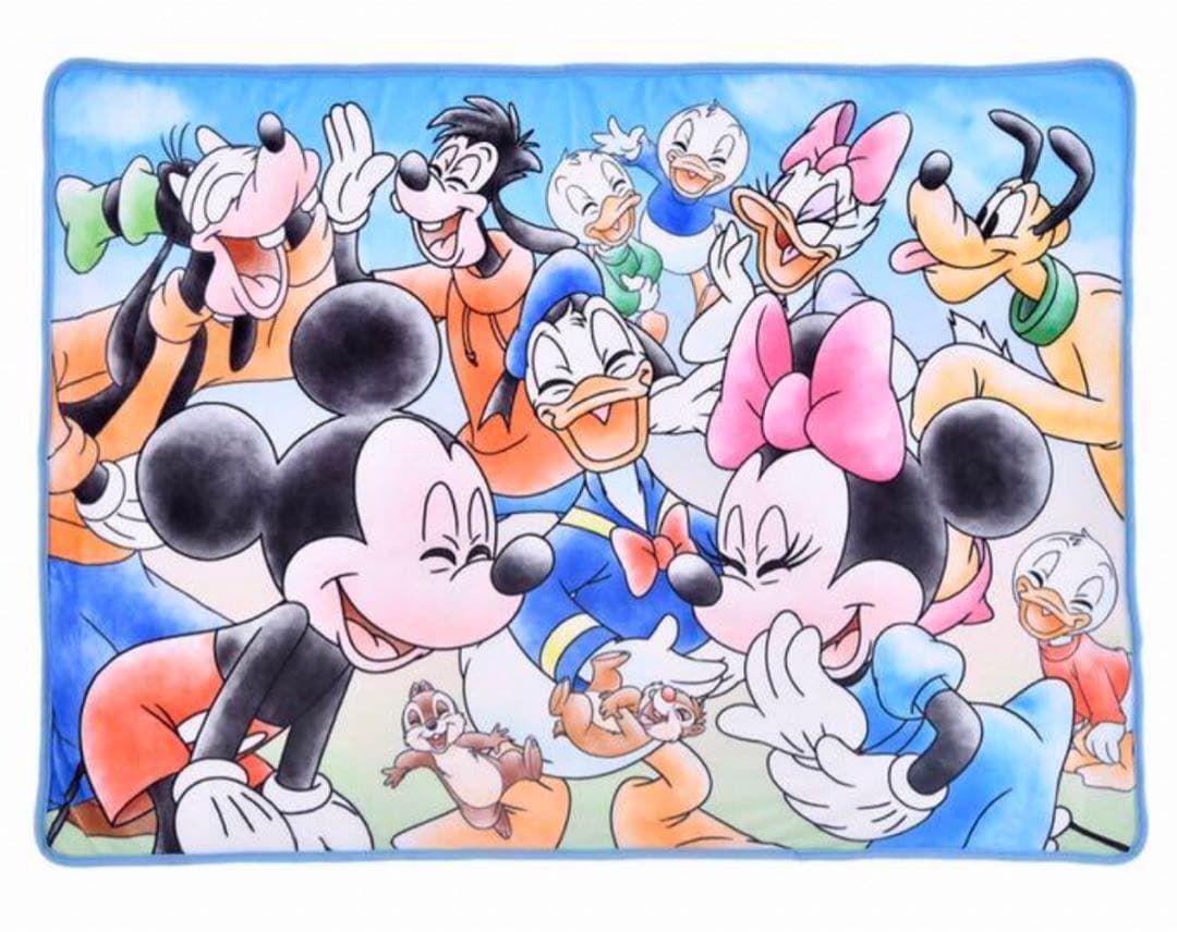 Disney ミッキー＆フレンズ ブランケット 膝掛け 笑顔 - メルカリ