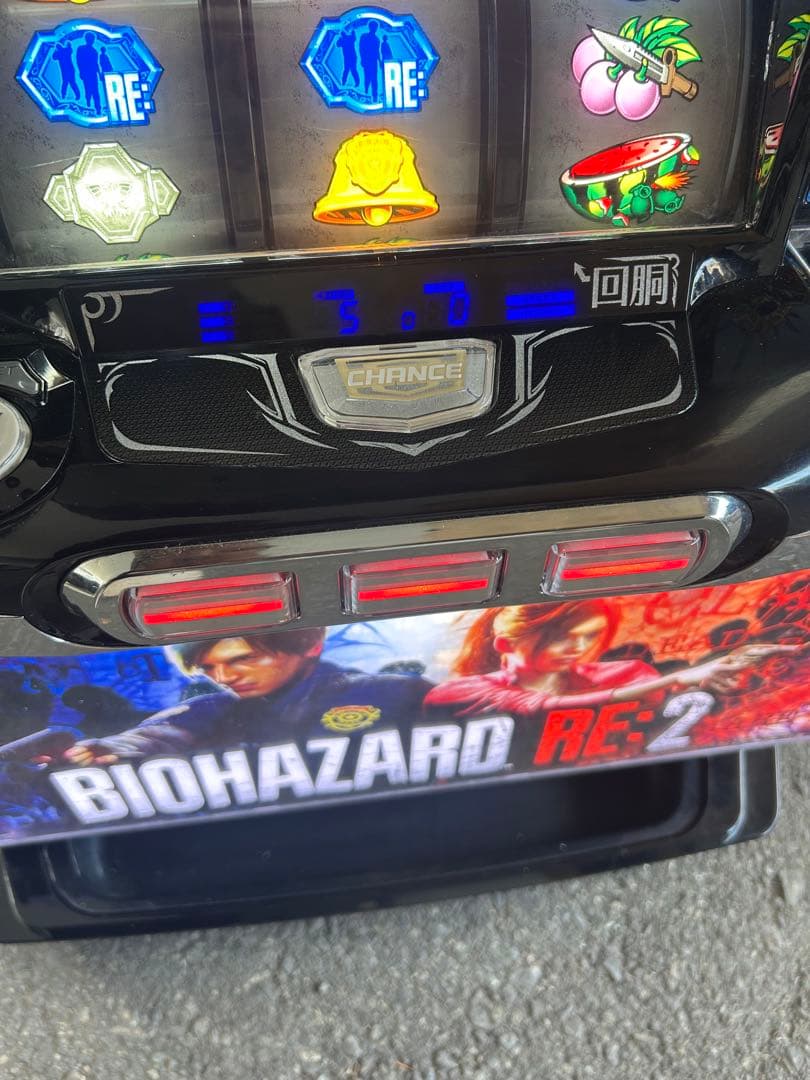 パチスロ 実機 SバイオハザードRE:2 家庭用改造済み 送料込み バイオ