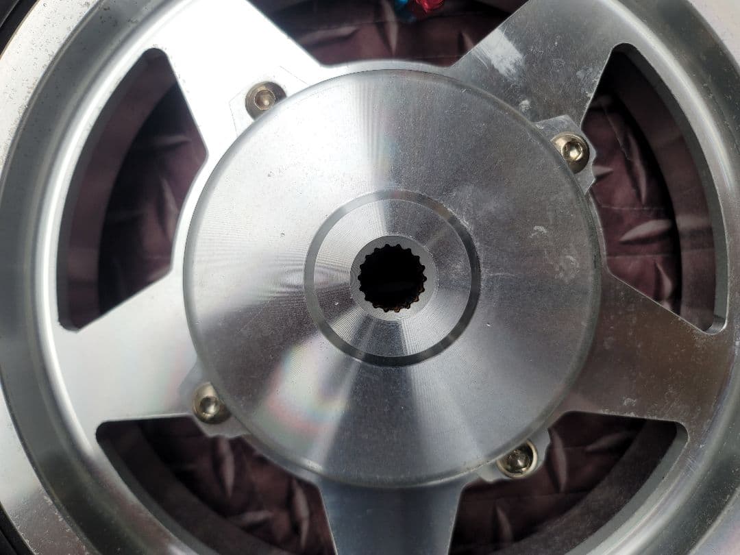 廃盤品】3WF用10インチリアホイール BMF アルミ ハブ付き タイヤ付き