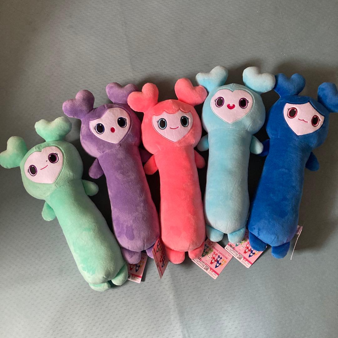 TWICE のびふにゃBIGぬいぐるみ GiGO限定 ミサモ含む5種セット - メルカリ