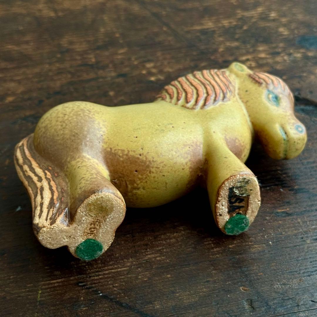 リサ・ラーソン/馬の置物/陶器/Lisa Larson/北欧ヴィンテージ/午年