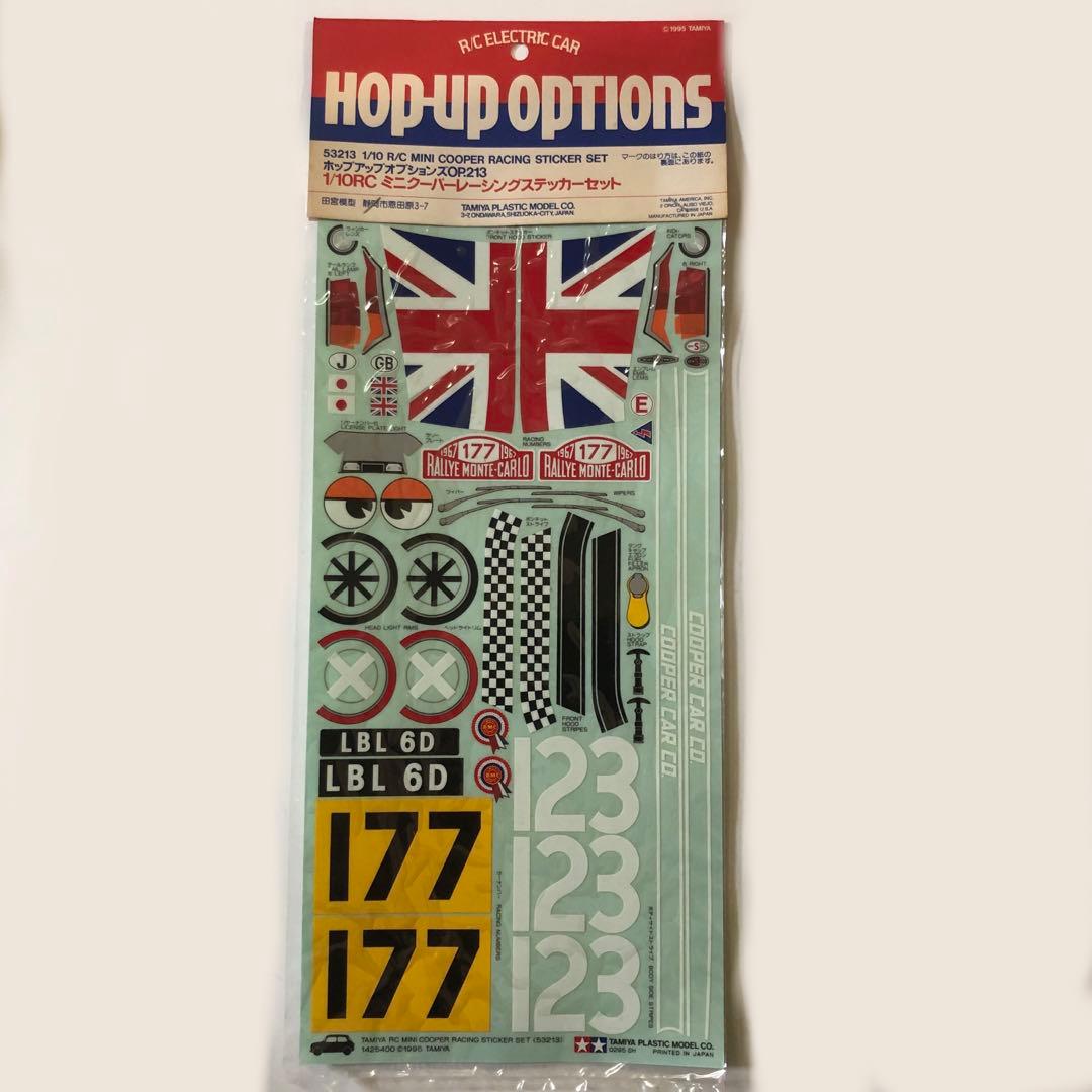 タミヤ 1/10RCミニクーパーレーシングステッカーセット - メルカリ