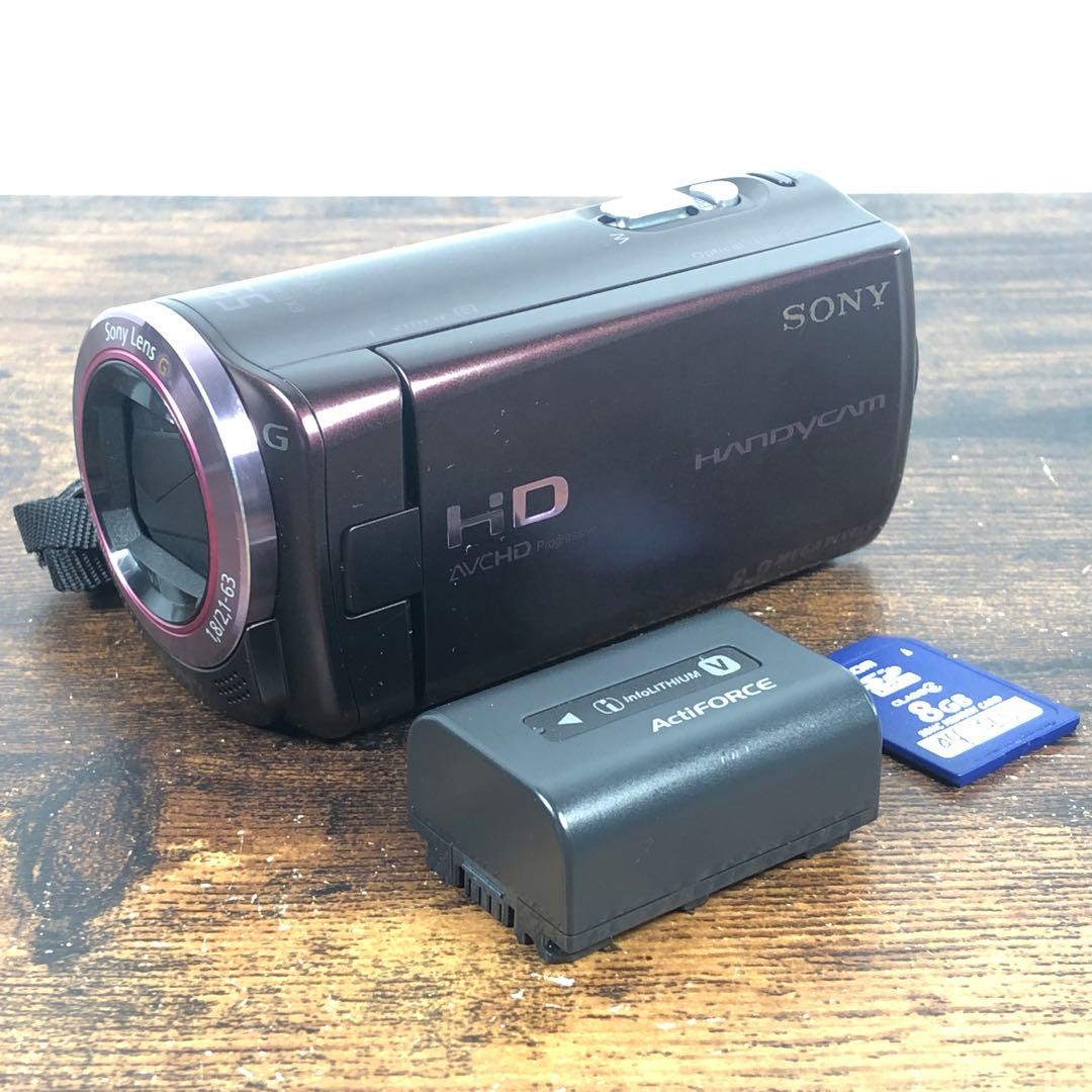 動作確認済 SONY HDR-CX270V ボルドーブラウン 内蔵メモリ32GB 中古：B(並品)】ソニー HDR-CX270V ボルドーブラウン | 2449880036552