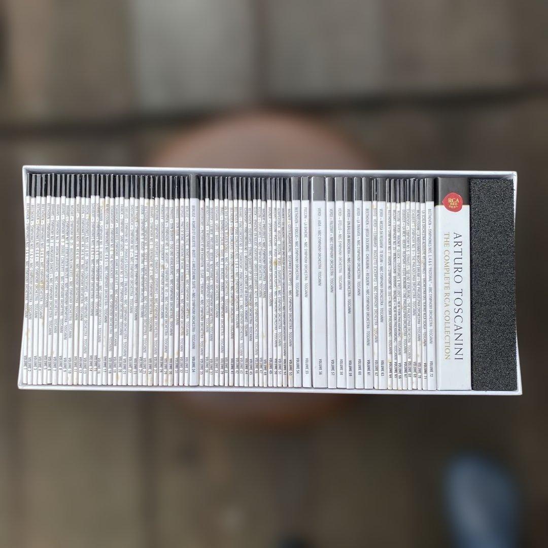 【特価】トスカニーニ RCA録音CD 全集　84CD+冊子　 [DVD欠品］