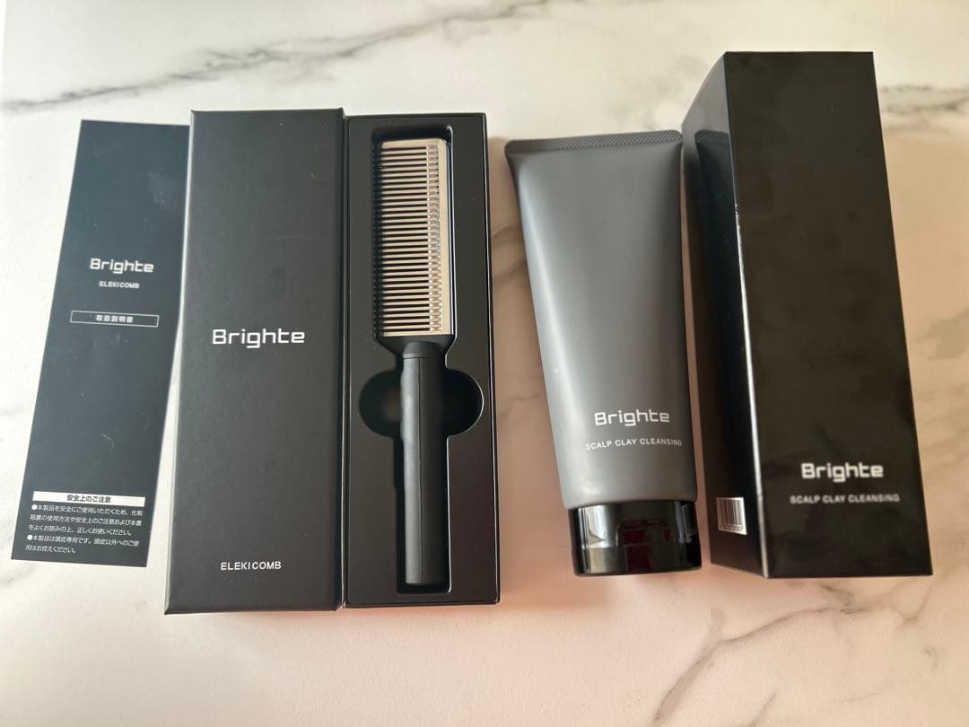 Brighte エレキコーム・スカルプケアクレンジング セット - メルカリ