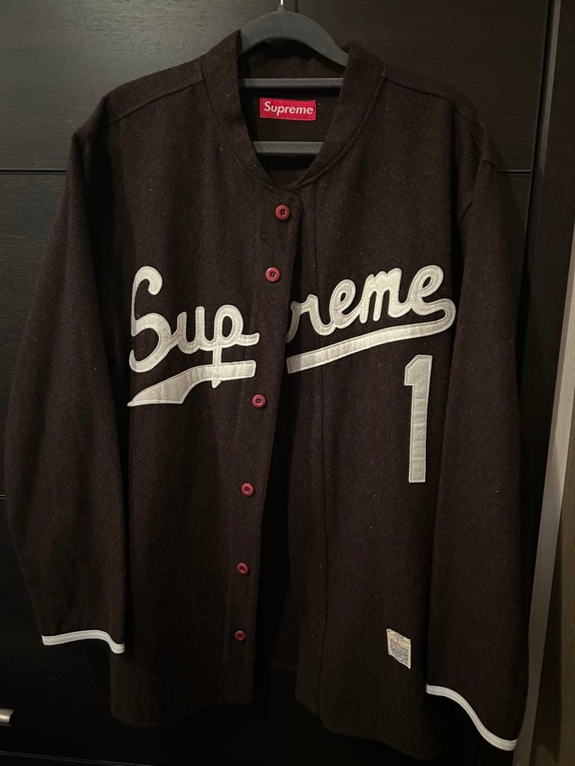 希少‼︎】supreme／ベースボールシャツ L - メルカリ