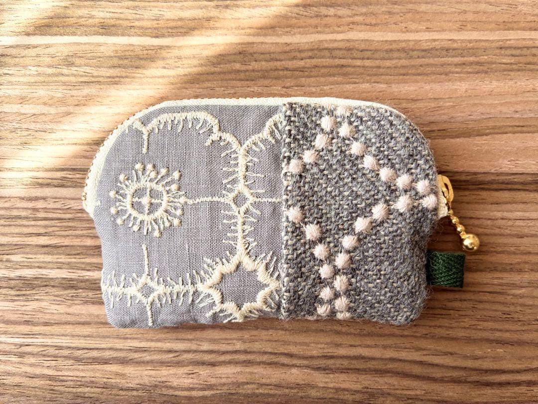 ミナペルホネン f-164パッチワークポーチ ハンドメイド - メルカリ