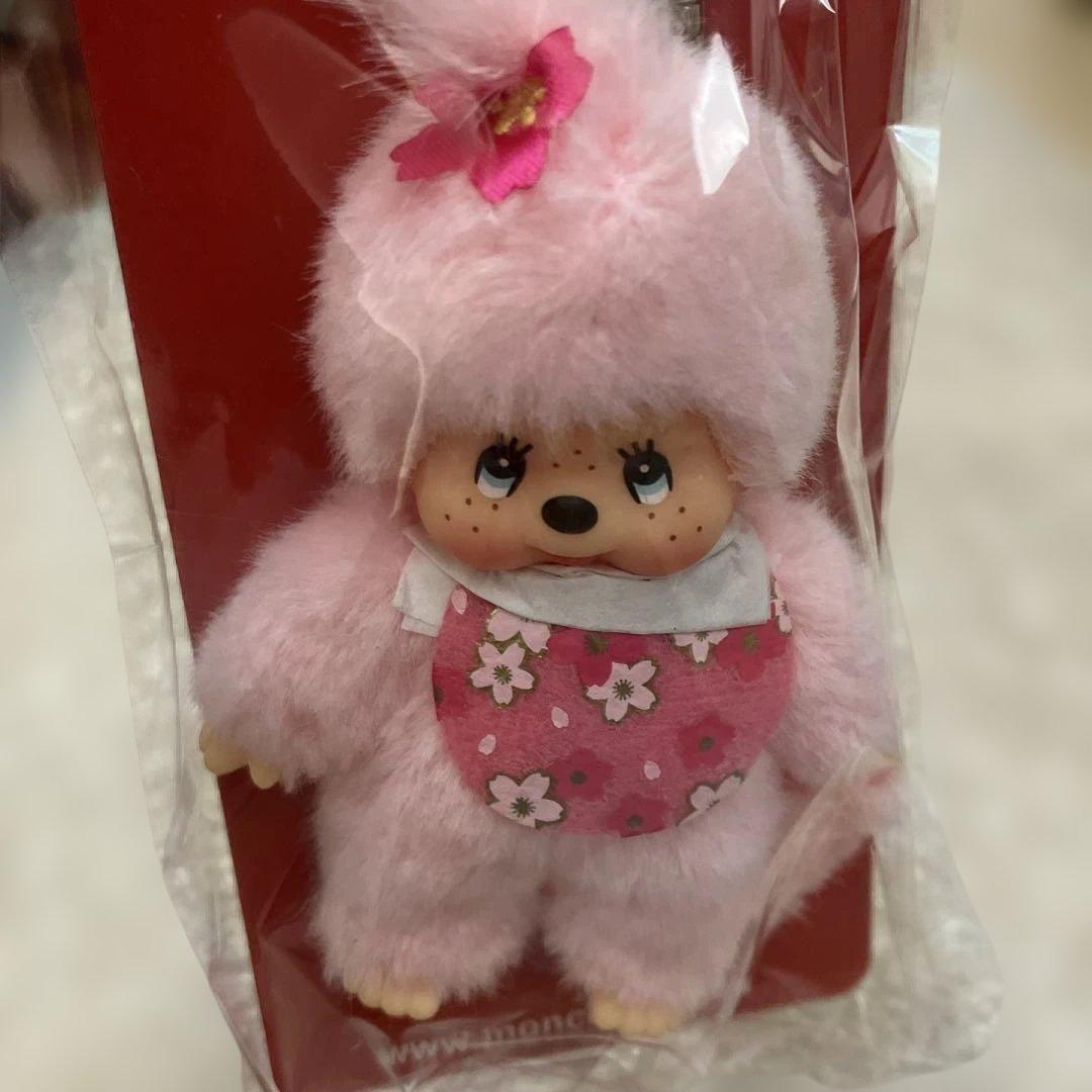 モンチッチ 桜ピンク キーホルダー （EU限定） - メルカリ