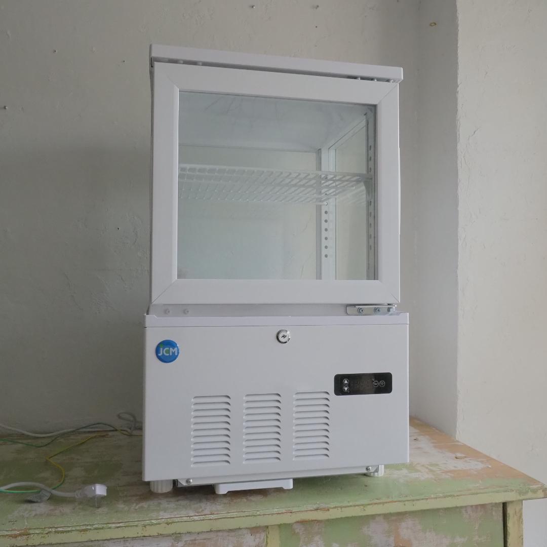 【美品、保証残有】JCMS-41　4面ガラス 卓上冷蔵ショーケース （片面扉） 楽天市場】JCM 4面ガラス冷蔵ショーケース（片面扉）JCMS-41 39L 434