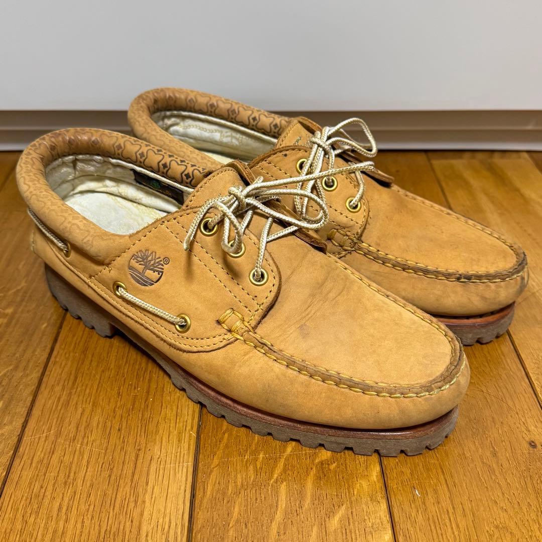 Timberland 3eye クラシックラグ イエローベージュ　ヌバック Timberland x andreM hoffwann スリーアイ(3eye) クラシックラグ